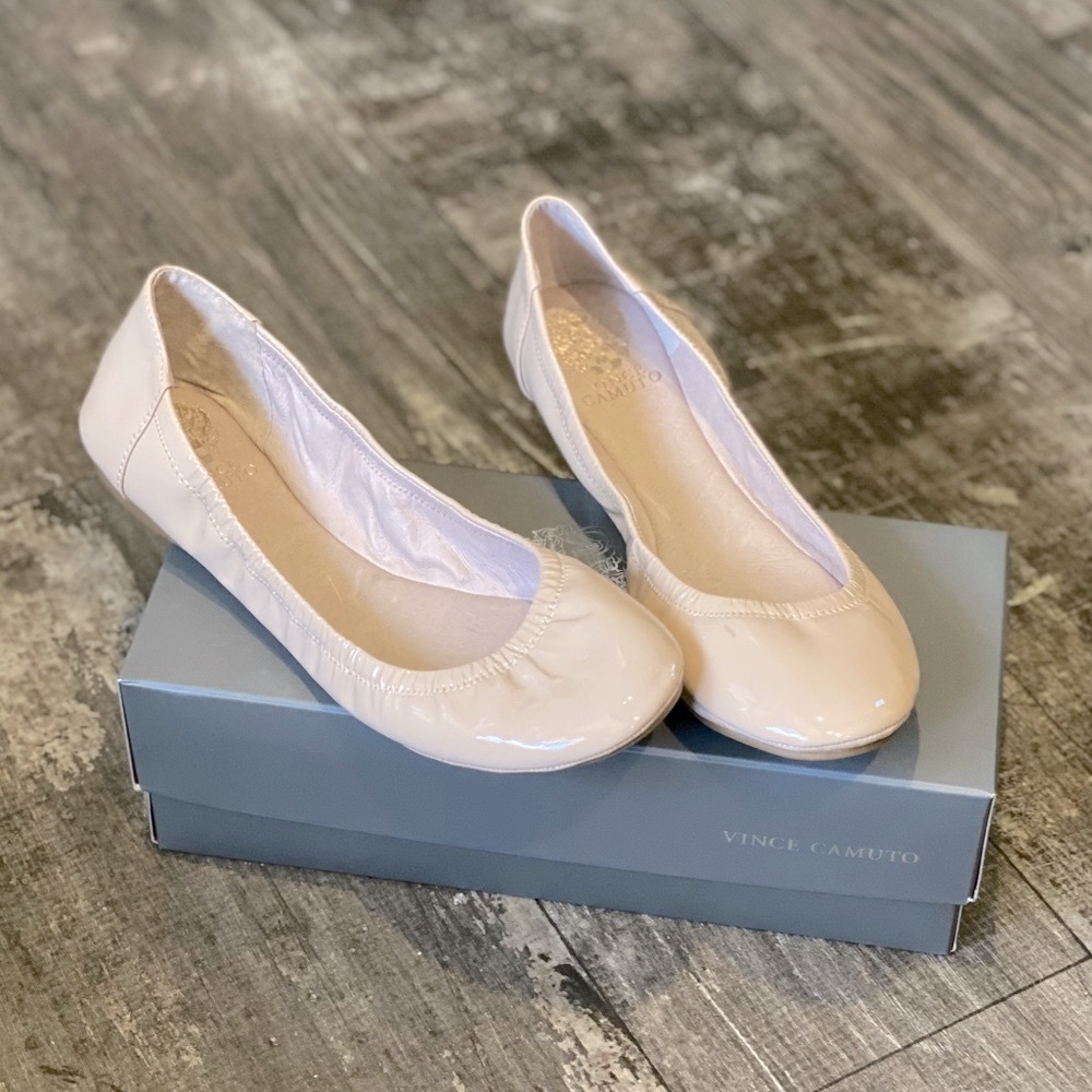 Vince Camuto Ellen Ballet Flats Size 10 Slip On Comfort Shoes